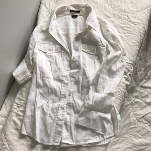 Theory button down